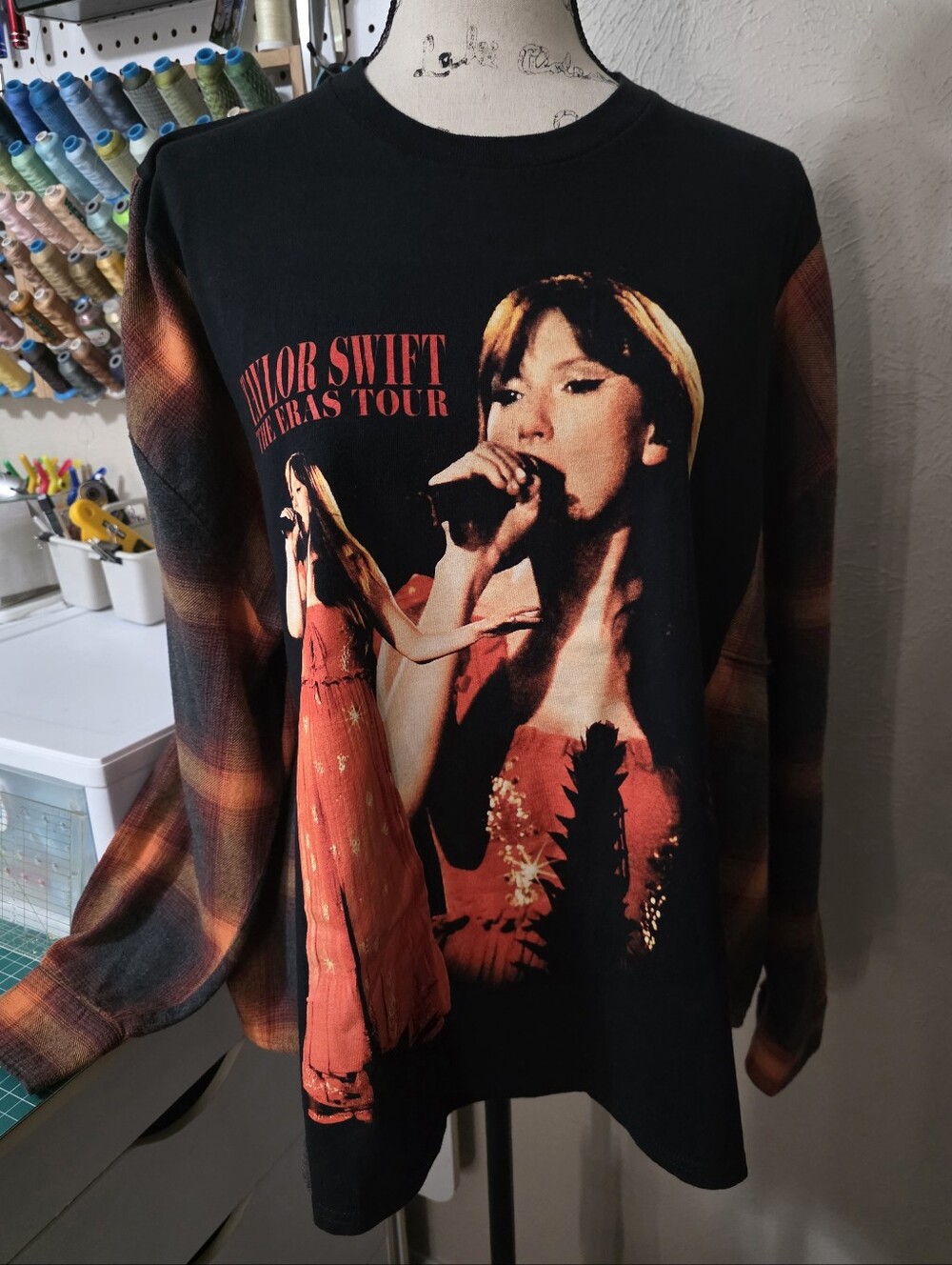 Upcycled Oversized Taylor Swift T-shirt